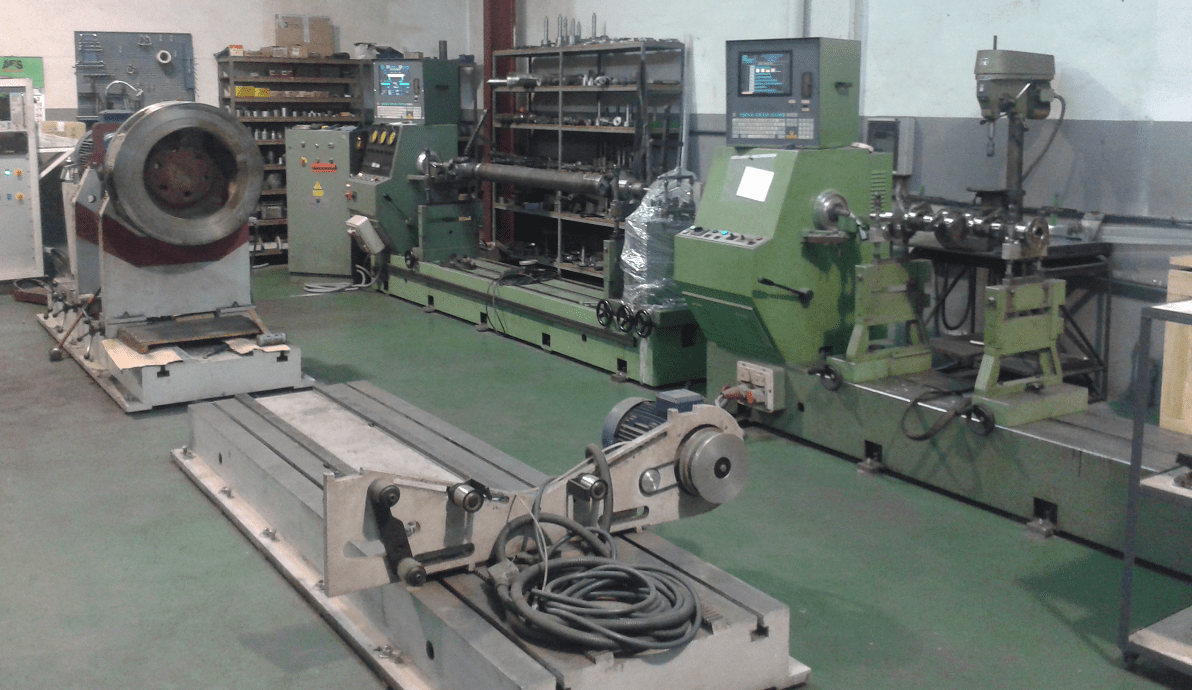 Reflusa equilibrats. Vista general 3 màquines